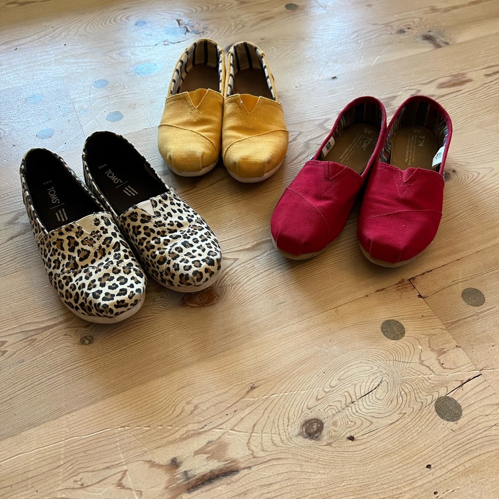 Toms classic slip ons